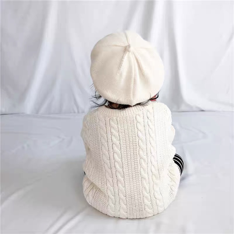 Mũ nồi len trơn cho bé phong cách hàn quốc đáng yêu hàng loại 1  Sociu shop M04