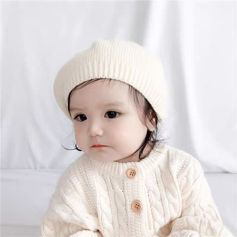 Mũ nồi len trơn cho bé phong cách hàn quốc đáng yêu hàng loại 1  Sociu shop M04