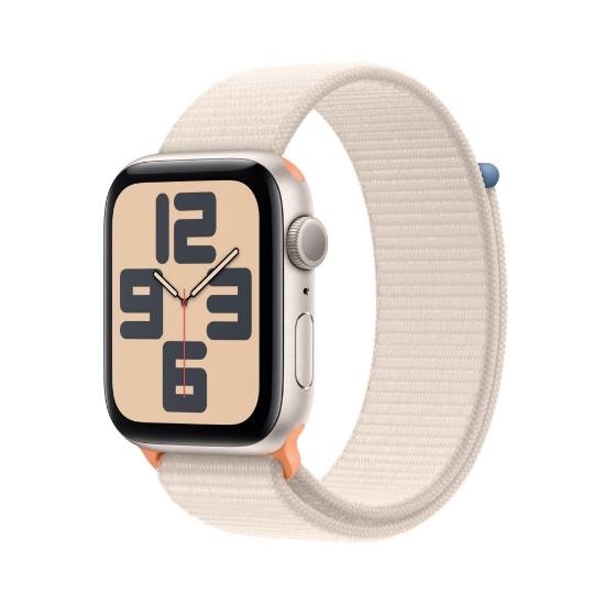 Đồng hồ Apple Watch SE (2023) 44mm (GPS) Viền nhôm - Dây quấn thể thao