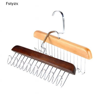 Móc treo quần áo túi xách đồ lót , móc gỗ kết hợp 8 mocs treo inox treo được nhiều đồ tiết kiệm không gian