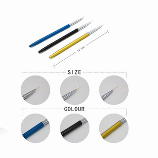 Bộ cọ râu cọ nét 3 cây vẽ nail