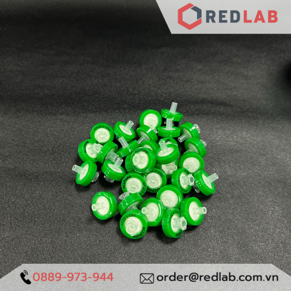 Đầu lọc syringe PES, không tiệt trùng, đường kính 13 mm lỗ lọc 0.22 µm và 0.45 µm, ưa nước, Membrane Solutions  -  USA
