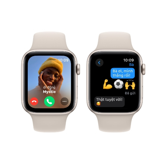 Đồng hồ Apple Watch SE (2023) 44mm (GPS) Viền nhôm - Dây cao su