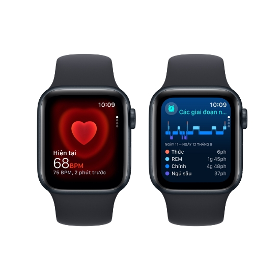 Đồng hồ Apple Watch SE (2023) 44mm (GPS + Cellular) Viền nhôm - Dây cao su