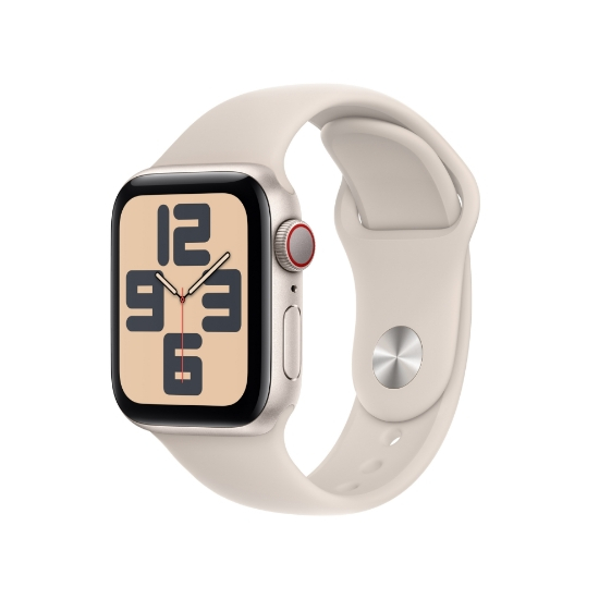 Đồng hồ Apple Watch SE (2023) 44mm (GPS + Cellular) Viền nhôm - Dây cao su