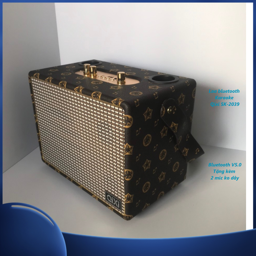 Loa bluetooth karaoke SK2039, Loa bluetooth karaoke 2 micro không dây chính hãng siêu hay siêu đẹp PHỤ KIỆN KT