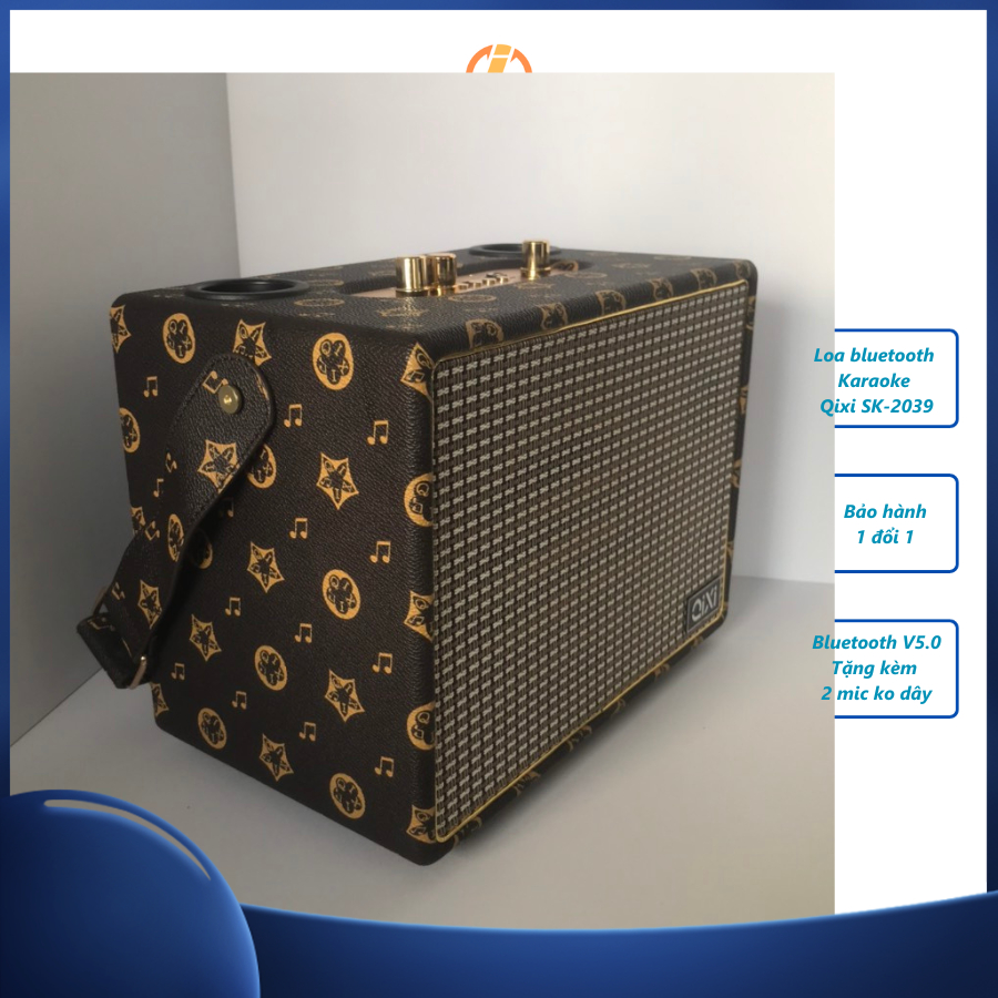 Loa bluetooth karaoke SK2039, Loa bluetooth karaoke 2 micro không dây chính hãng siêu hay siêu đẹp PHỤ KIỆN KT