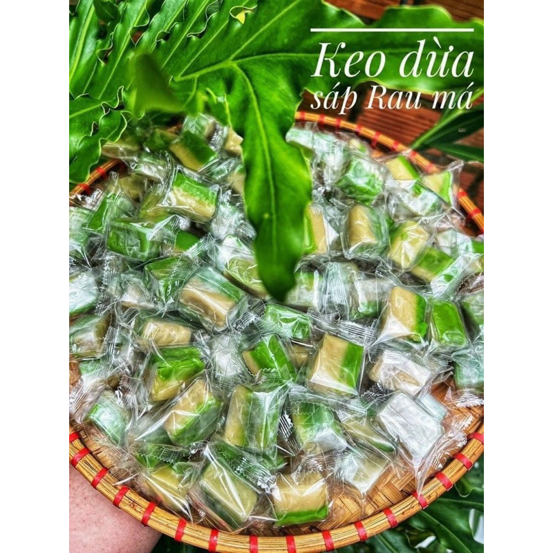 Kẹo Dừa Sáp Non Rau Má 500gr