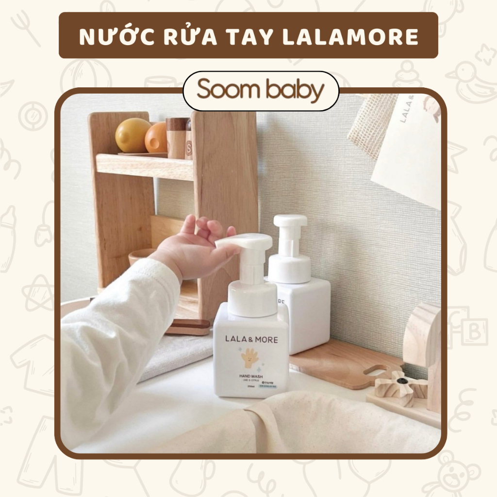 Nước rửa tay hữu cơ Lalamore Hàn Quốc cho bé