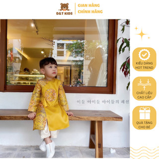  Áo dài cho bé trai mặc ngày tết hoặc vui chơi thời trang trẻ em bé từ 1-7 tuổi 9-24kg BNT | D&T KIDS 