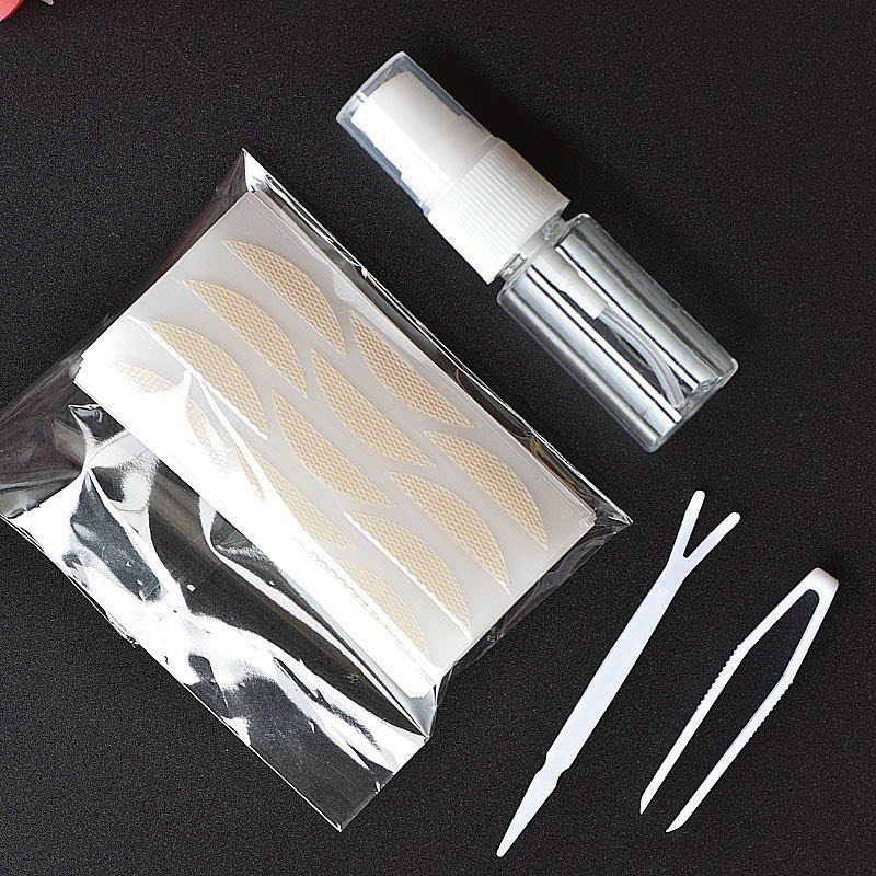 Dán Kích Mí Lưới Tàng Hình Big Eye Magic 240 miếng + Cây kích mí + Kẹp Gắp + Chai Xịt Nước