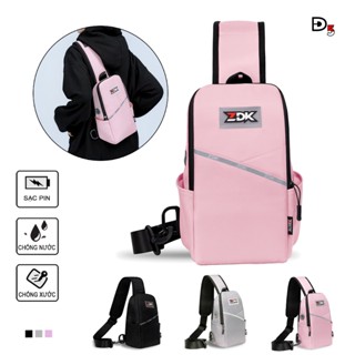 Túi đeo chéo ZDK, túi đeo ipad thể thao nam nữ đi học, du lịch, dã ngoại cao cấp, vải chống nước chống xước (mã D5)
