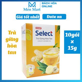 Trà gừng hoà tan Coop Select hộp 10 gói x 15g