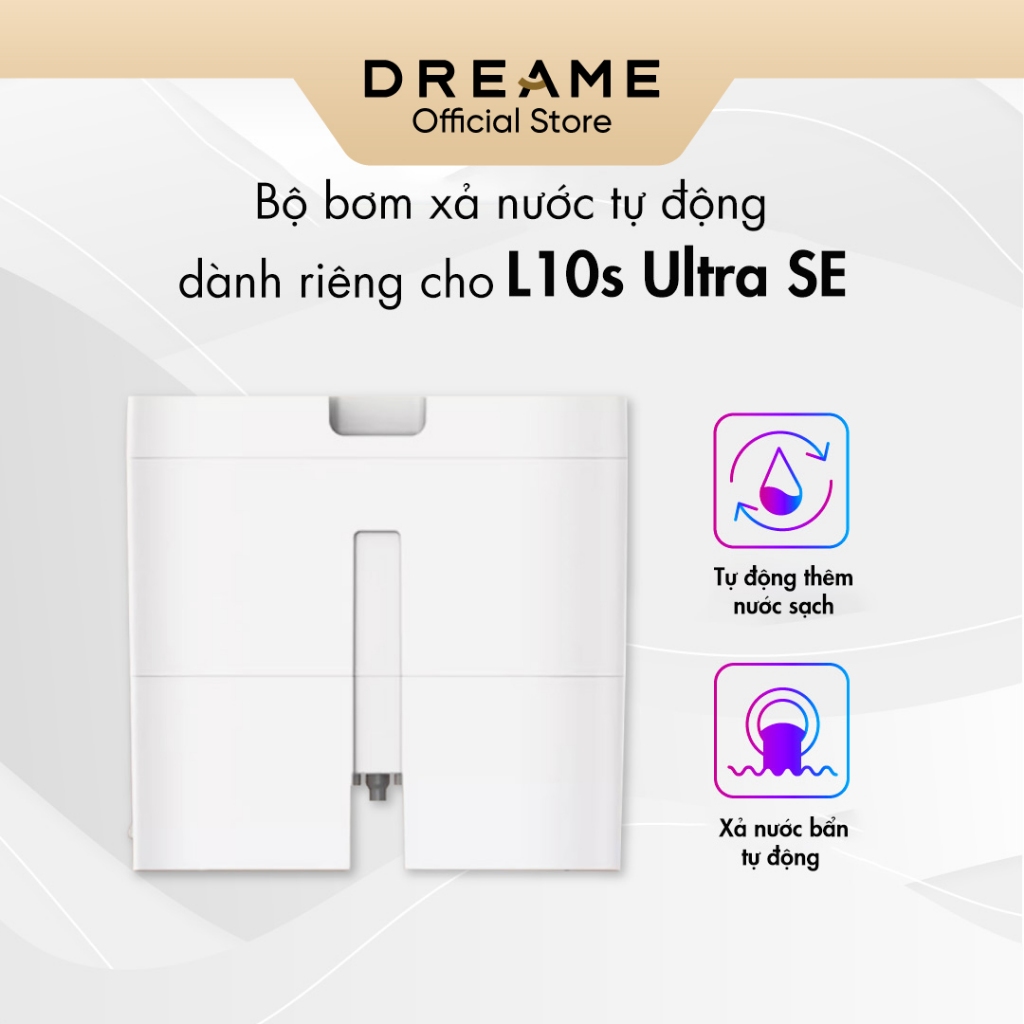 Bộ bơm xả nước tự động - Phụ kiện dành riêng cho riêng cho Dreame L10s Ultra SE - Hàng chính hãng