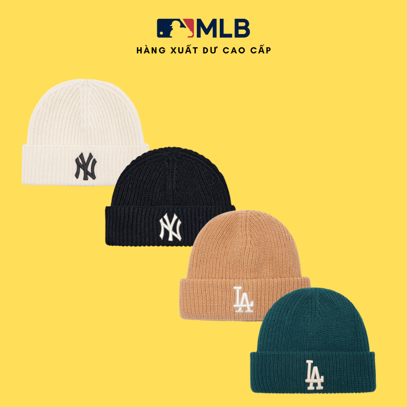 Nón len MLB hàng xuất dư cao cấp giữ ấm phong cách Hàn Quốc - Hùng Nón Hiêu