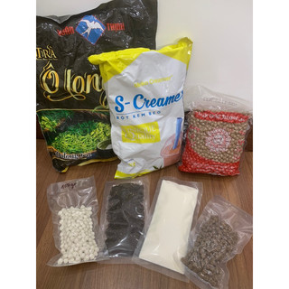 SÉT LÀM TRÀ SỮA Ô LONG FULL TOPPING 175-350gr-550gr
