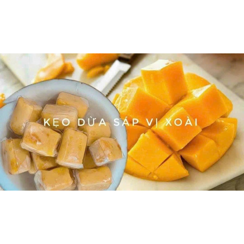 KẸO DỪA SÁP NON VỊ XOÀI 500gr
