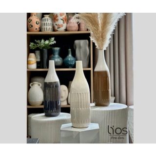 BINH65- Bình gốm cao 48 cm men đẹp cắm cành thạch nam, đào, tuyết mai, làm quà tặng