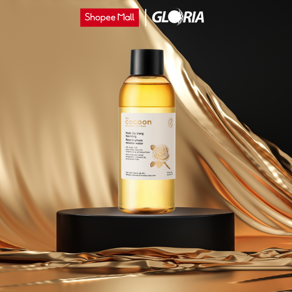 Bigsize - Nước Tẩy Trang Hoa Hồng Cocoon Tẩy Sạch Makeup & Cấp Ẩm 310ml