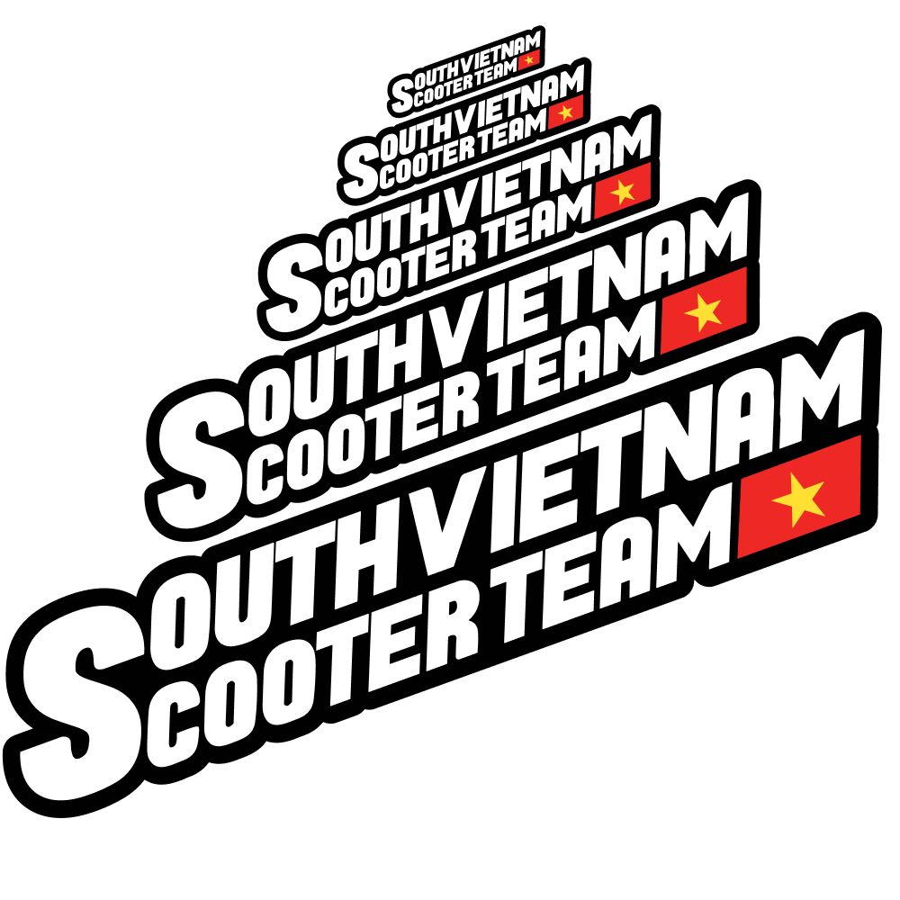Bộ Tem South Vietnam Scooter Team - Team Dán Xe Ex 150 Winner Wave Vario