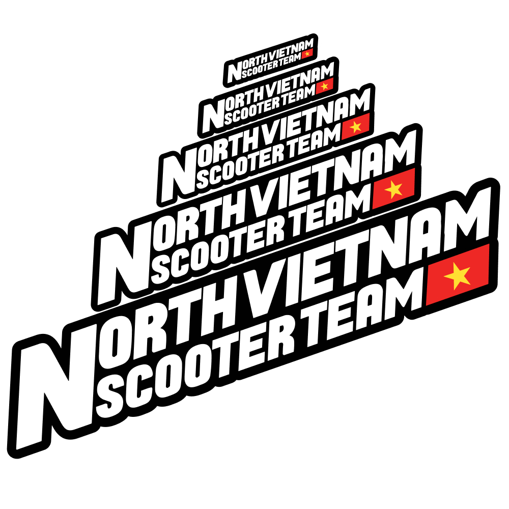 Bộ Tem South Vietnam Scooter Team - Team Dán Xe Ex 150 Winner Wave Vario