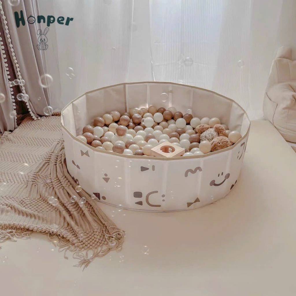 Bể Bóng Gấp Gọn cho bé 2023 quây bóng cho bé chơi chính hãng Nuoiconkieuhan