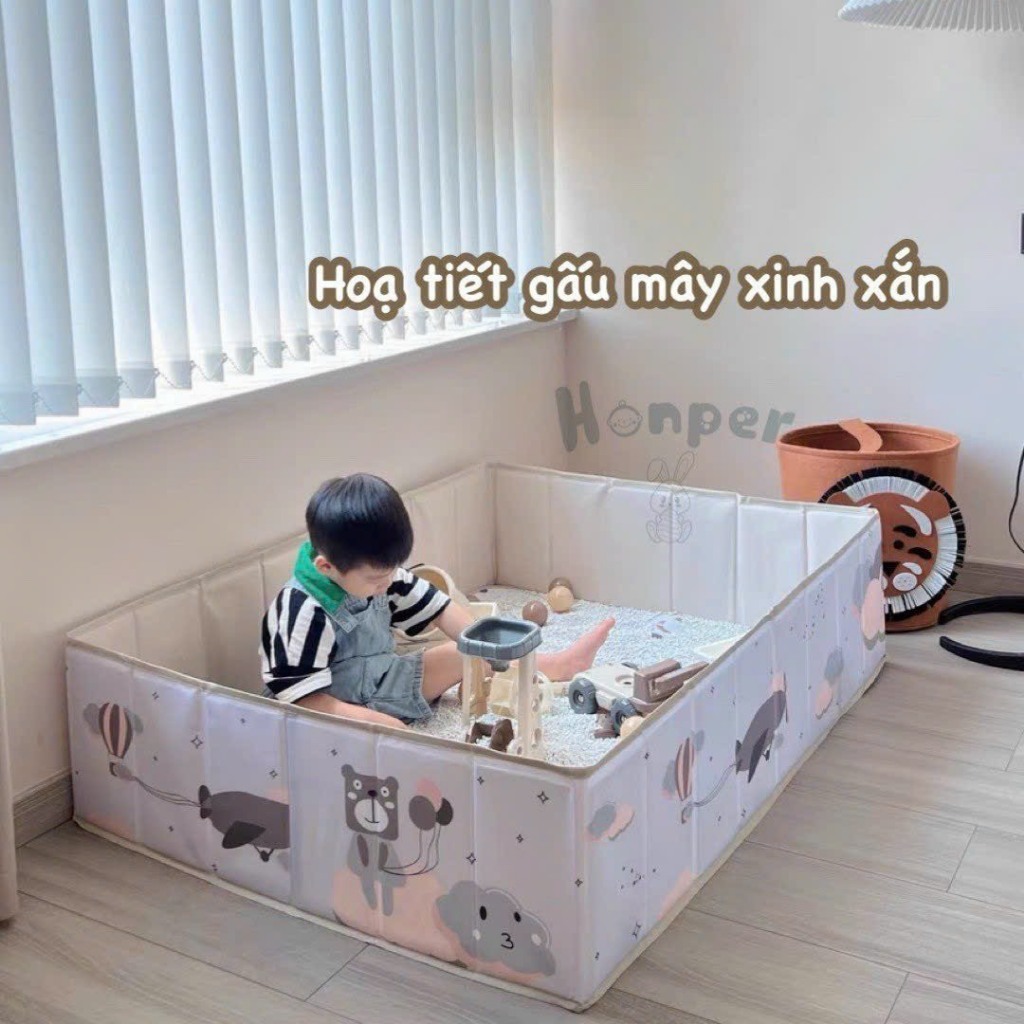 Bể Bóng Gấp Gọn cho bé 2023 quây bóng cho bé chơi chính hãng Nuoiconkieuhan