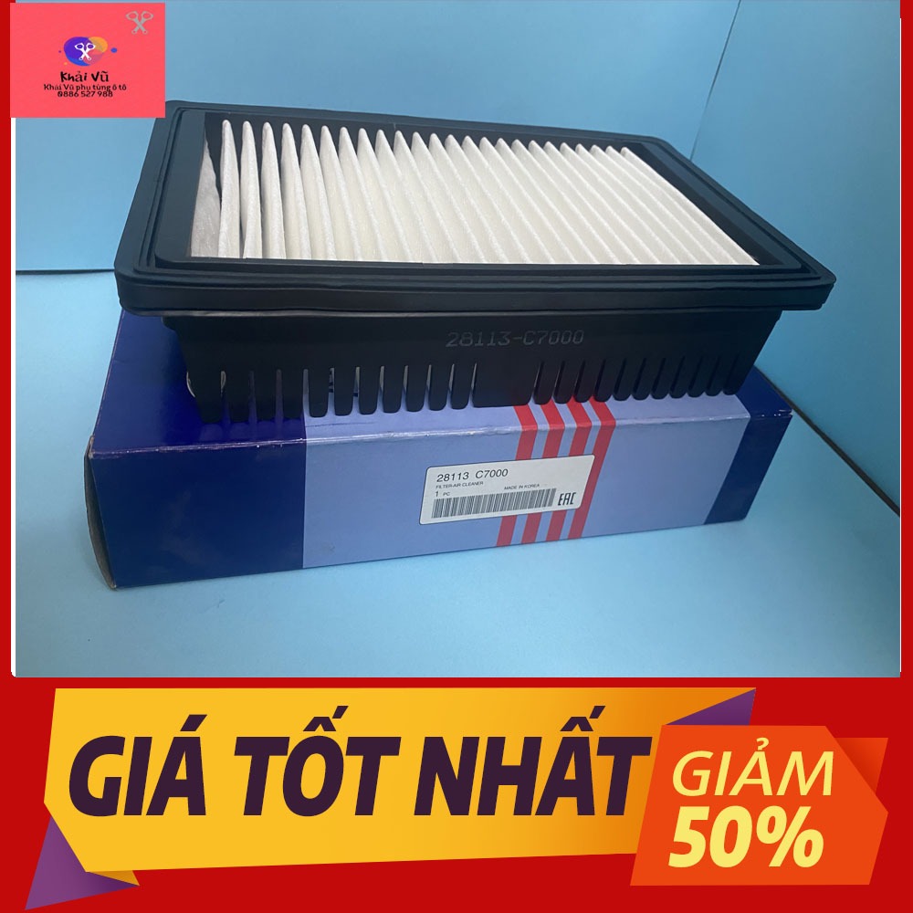 Lọc gió động cơ xe Accent 2018-2023, Sonet 2021-2023, I20 Active 2015-2020 (Mã: 28113C7000,28113C8000,28113F9100)