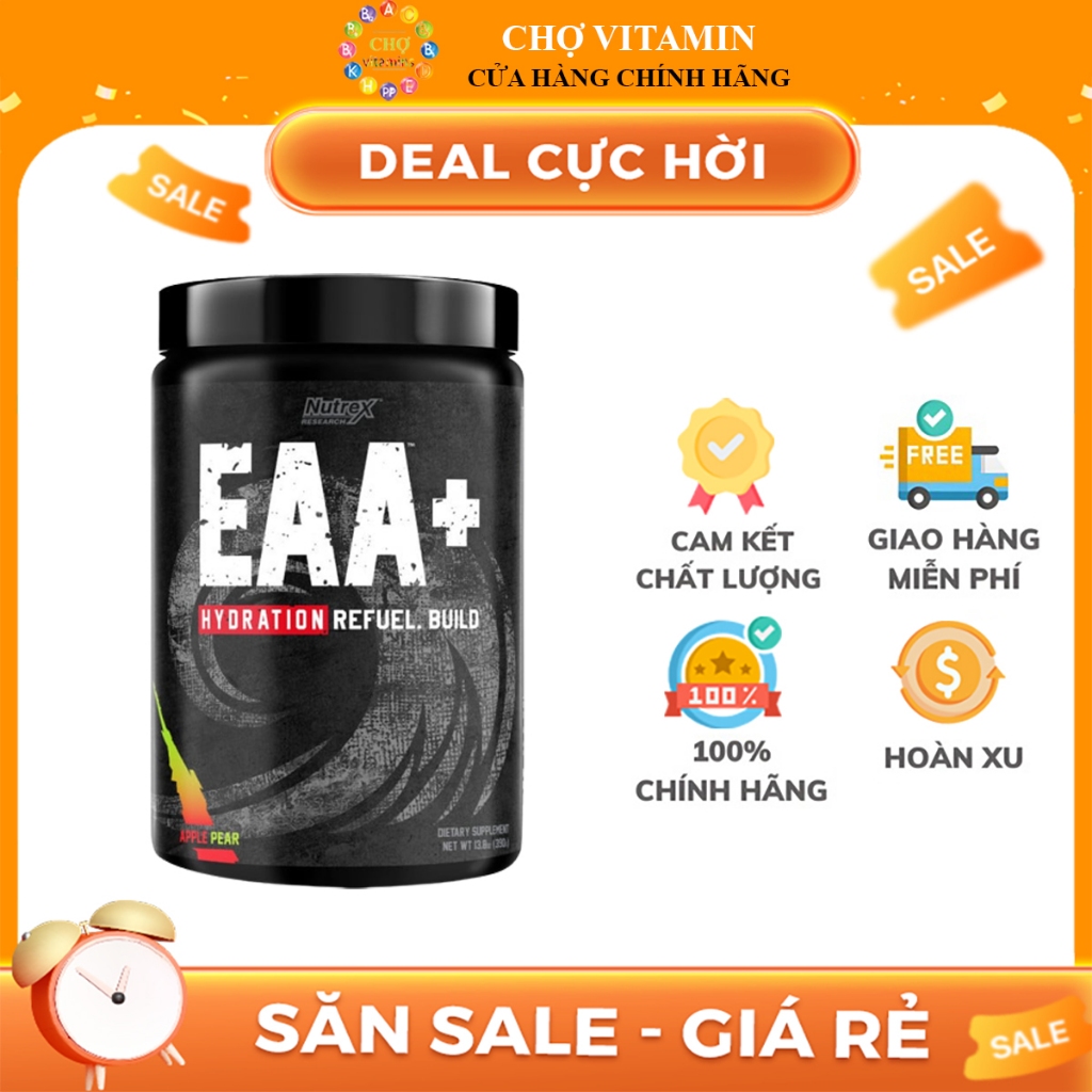 Thực Phẩm Bổ Sung Siêu Phục Hồi, Tăng Sức Mạnh, Phát Triển Cơ Bắp - EAA+ Hydration Nutrex (30 Lần Dùng)