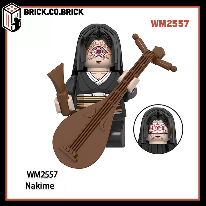 Demon Slayer Kimetsu No Yaiba Đồ chơi Lắp ráp Nhân vật Thanh Gươm Diệt quỷ Mô hình Gyokko Kaigaku Muzan Tanjiro Kamado