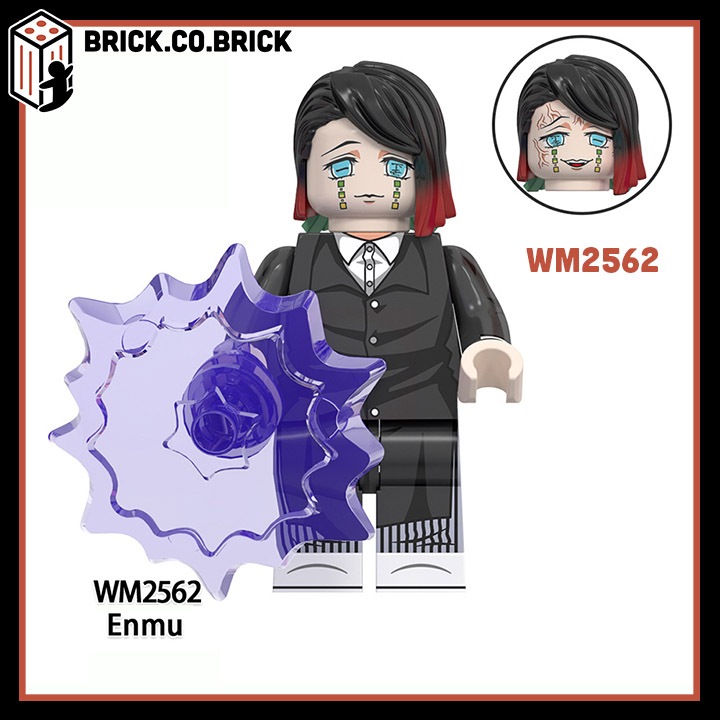 Demon Slayer Kimetsu No Yaiba Đồ chơi Lắp ráp Nhân vật Thanh Gươm Diệt quỷ Mô hình Gyokko Kaigaku Muzan Tanjiro Kamado