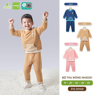 Bộ dài tay thu đông lullaby bé trai / gái NH202V (1-5y) 2023