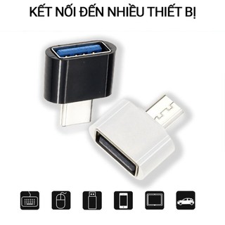 Đầu chuyển USB type C ra USB 2.0/ Micro USB ra USB cáp OTG