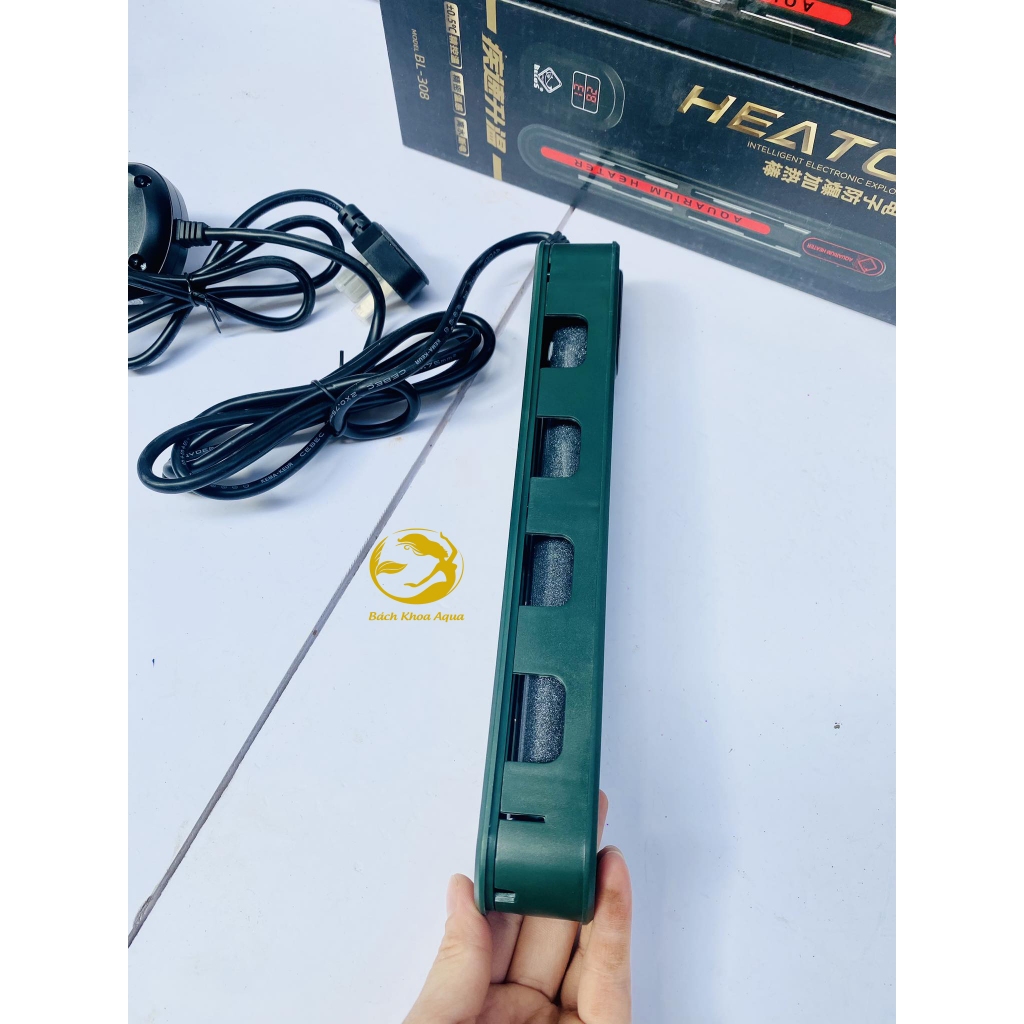 Sưởi bể cá Belos cao cấp BL-308 đủ công suất 500W / 800W / 1000W / 1200W