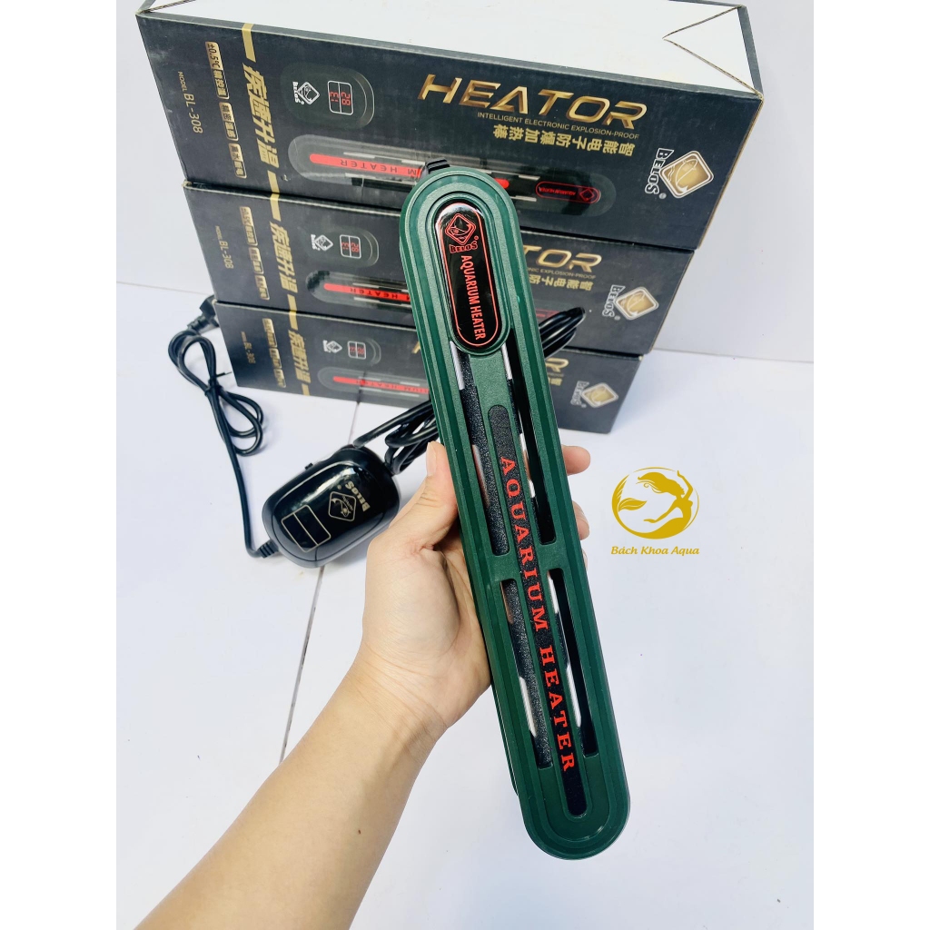 Sưởi bể cá Belos cao cấp BL-308 đủ công suất 500W / 800W / 1000W / 1200W