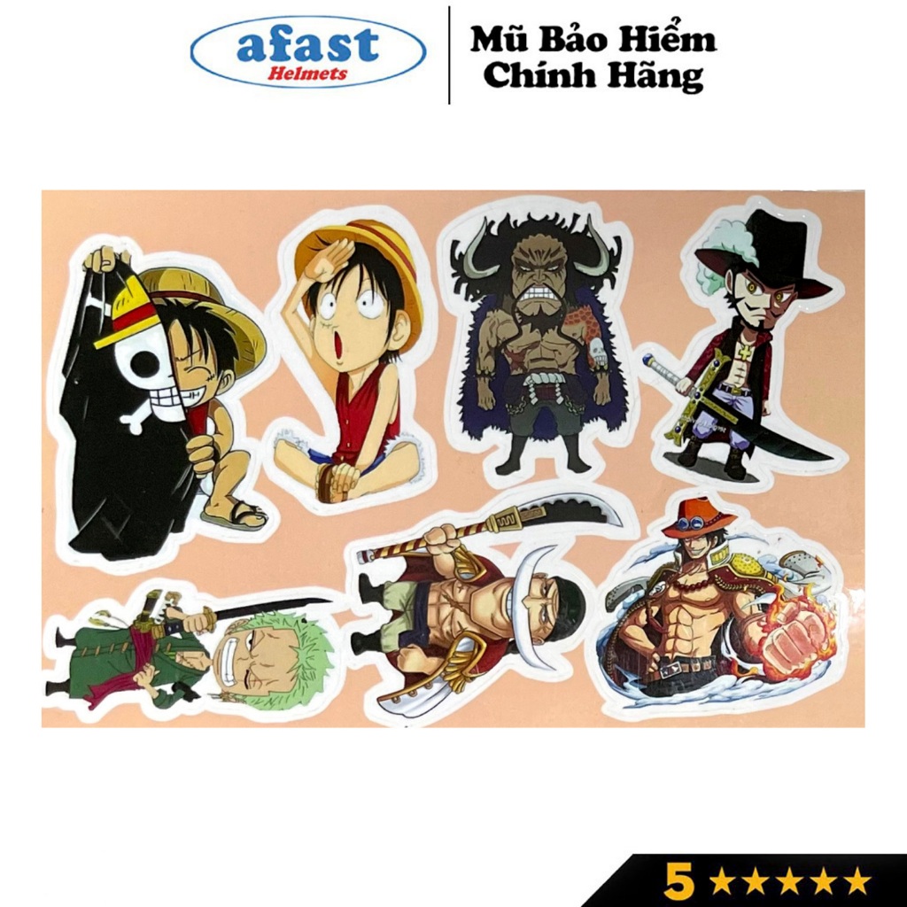Sticker chống nước dán mũ bảo hiểm AFAST, trang trí laptop, điện thoại, đàn guitar, mũ bảo hiểm, vali