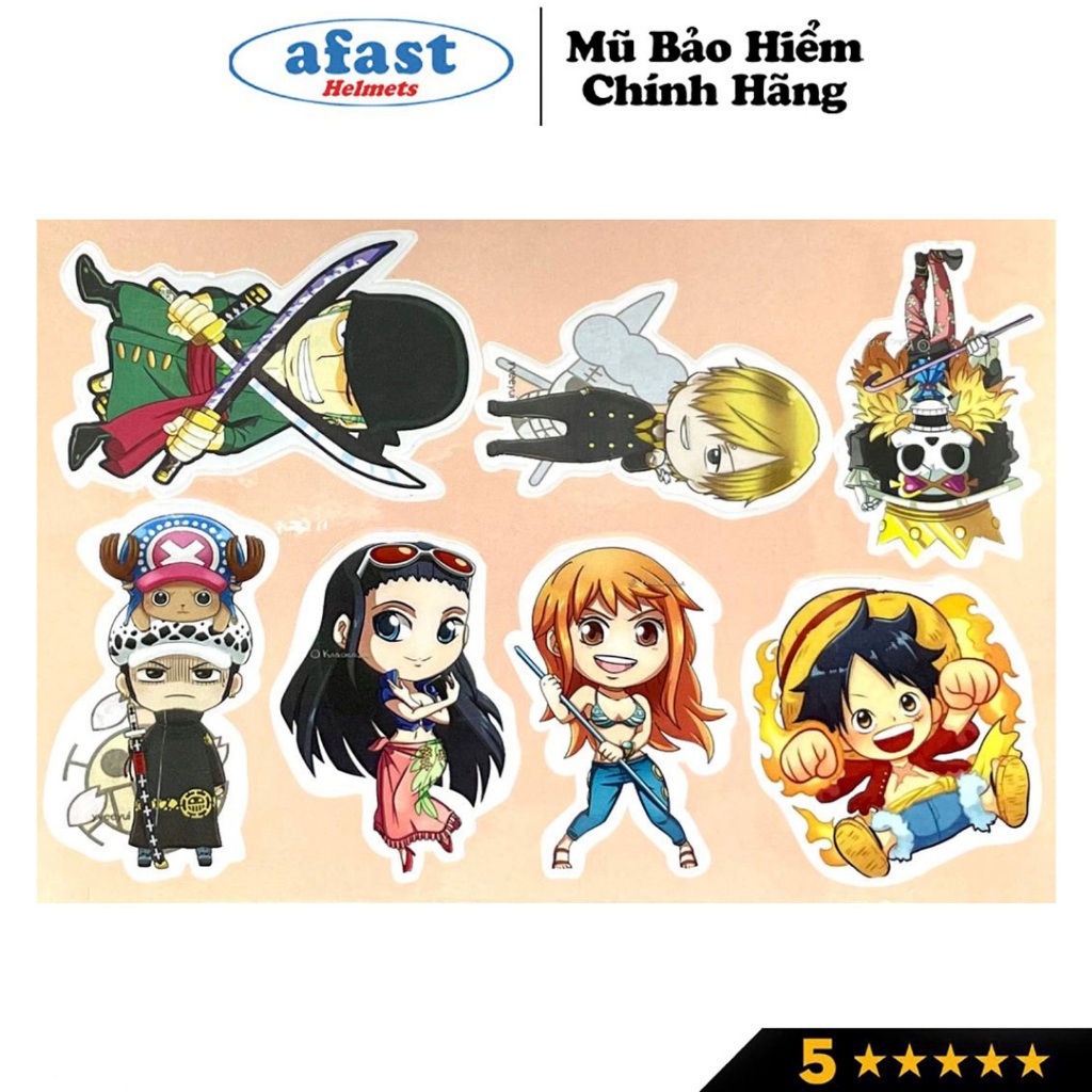 Sticker chống nước dán mũ bảo hiểm AFAST, trang trí laptop, điện thoại, đàn guitar, mũ bảo hiểm, vali