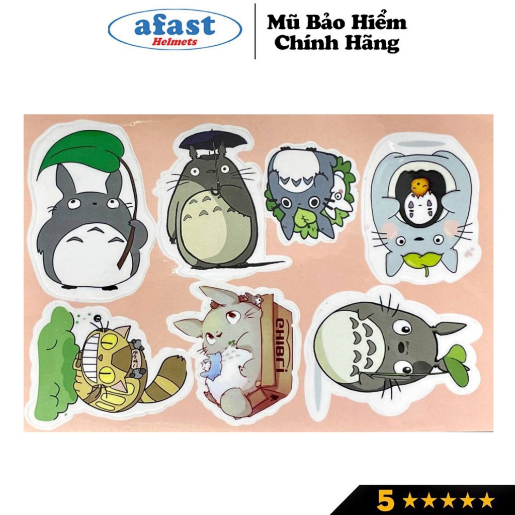 Sticker chống nước dán mũ bảo hiểm AFAST, trang trí laptop, điện thoại, đàn guitar, mũ bảo hiểm, vali