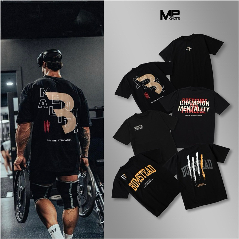 Áo thun thể thao oversize Cbum chất 100% cotton