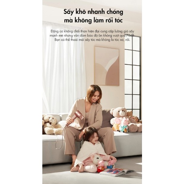 Máy Sấy Tóc Dreame Hair Glory Công Nghệ Ion Âm Bảo Vệ Tóc | Bản Quốc Tế | Bảo Hành 12T | Mimax Store