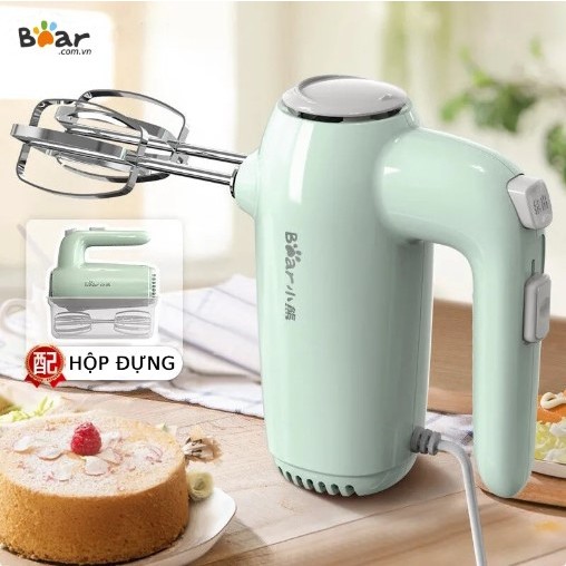 Máy Đánh Trứng Cầm Tay Bear DDQ-B01F7 Tích Hợp 2 Que Đánh | Hàng Chính Hãng | Bảo Hành 18T | Mimax Store