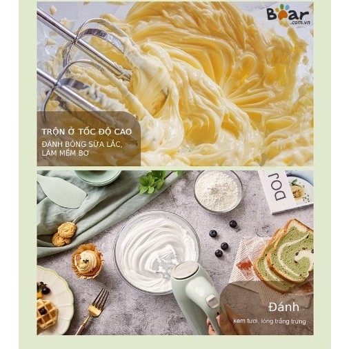 Máy Đánh Trứng Cầm Tay Bear DDQ-B01F7 Tích Hợp 2 Que Đánh | Hàng Chính Hãng | Bảo Hành 18T | Mimax Store