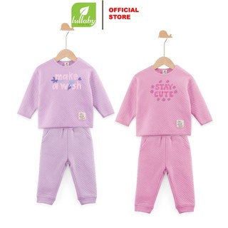 Lullaby - Bộ quần áo chần bông bé gái NH266V