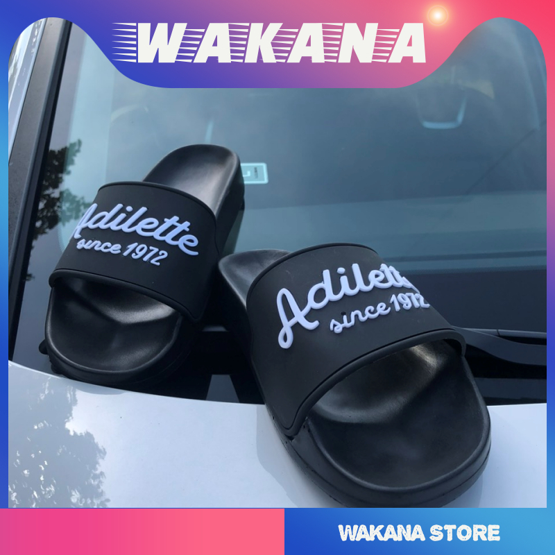 Dép thời trang nam nữ đẹp Adilet quai trắng hàng sẵn kho  - WAKANA STORE