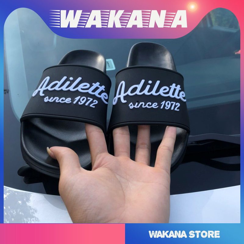 Dép thời trang nam nữ đẹp Adilet quai trắng hàng sẵn kho  - WAKANA STORE