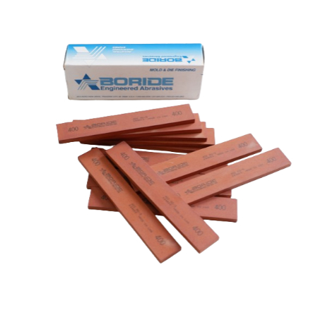 Combo 12pcs Đá đánh bóng Boride AS-9 kích thước 1/4 X 1 X 6 grit 400