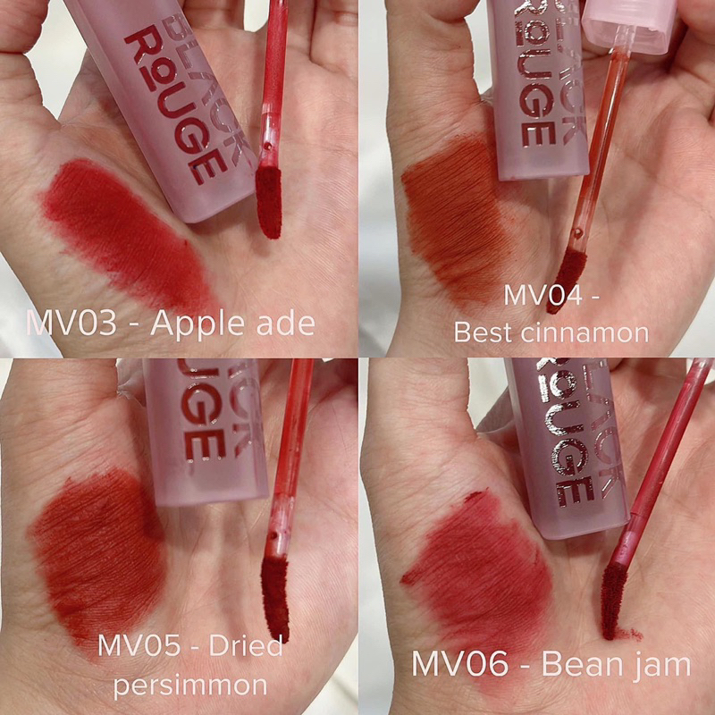 Son Kem Lì Black Rouge Muddish Cushion Velvet Son Kem BlackRouge Muddish