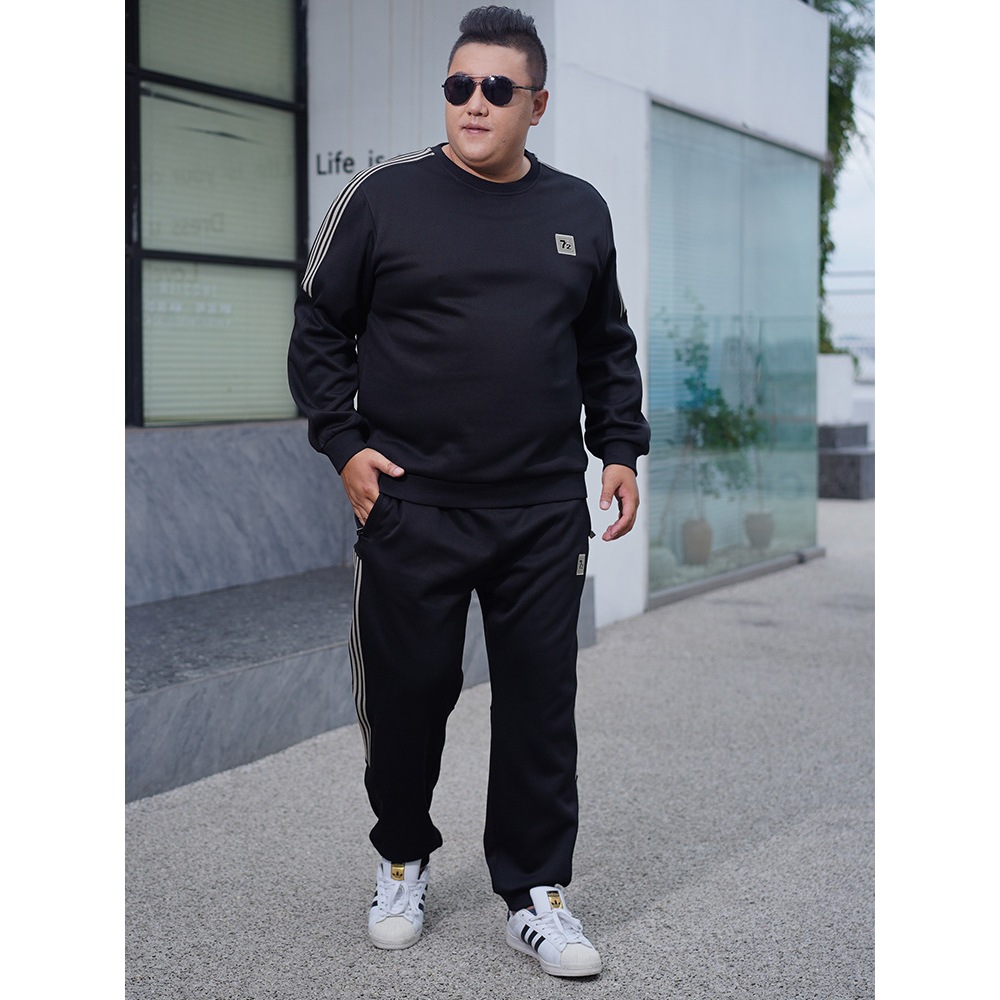 Bộ nỉ thu đông nam big size cáo cấp ZENBIG dành cho người mập người béo big size từ 80-140kg