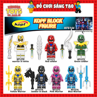 Xếp hình Minifigure Power Ranger Movie Năm anh em siêu nhân - Đồ Chơi Lắp Ghép Sáng Tạo - KOPF KF6144