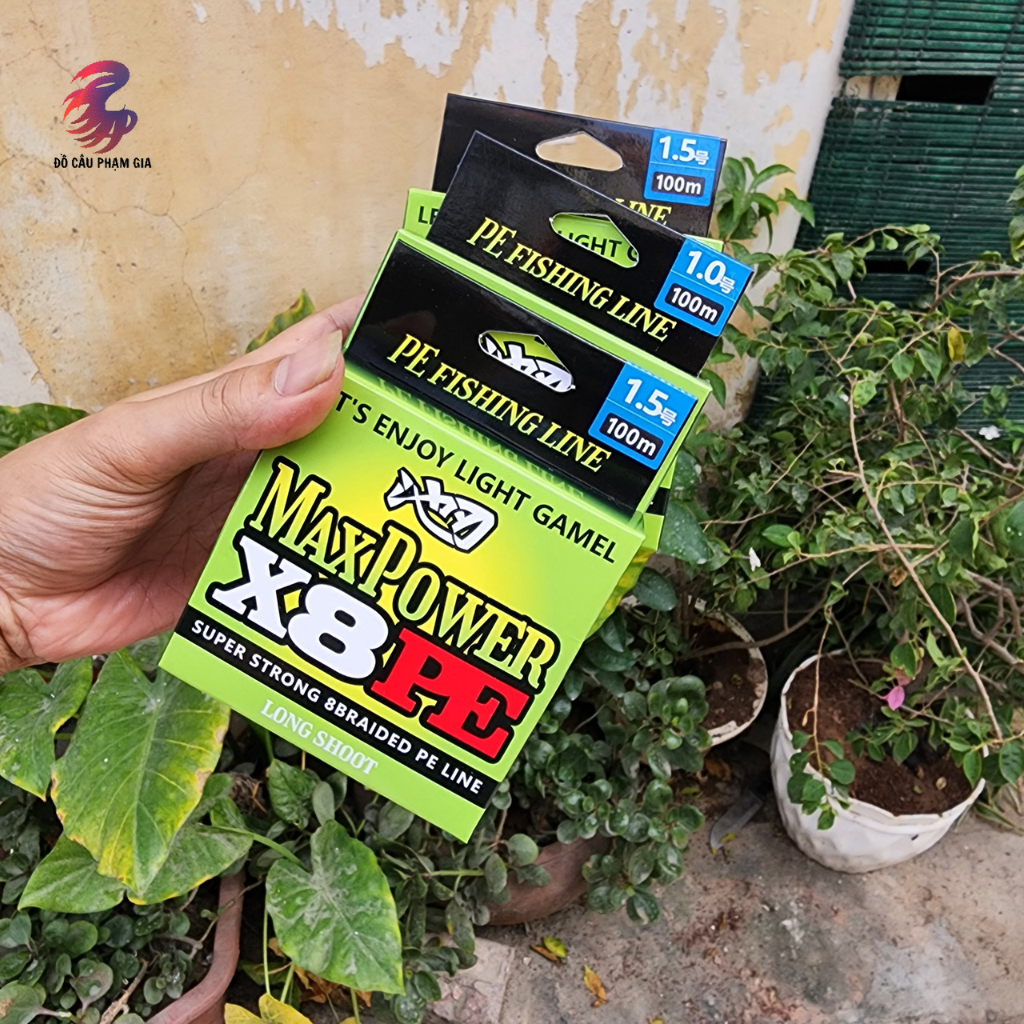Dây Dù Pe X8 Max Power 100m Siêu Khỏe Màu Xanh Lá